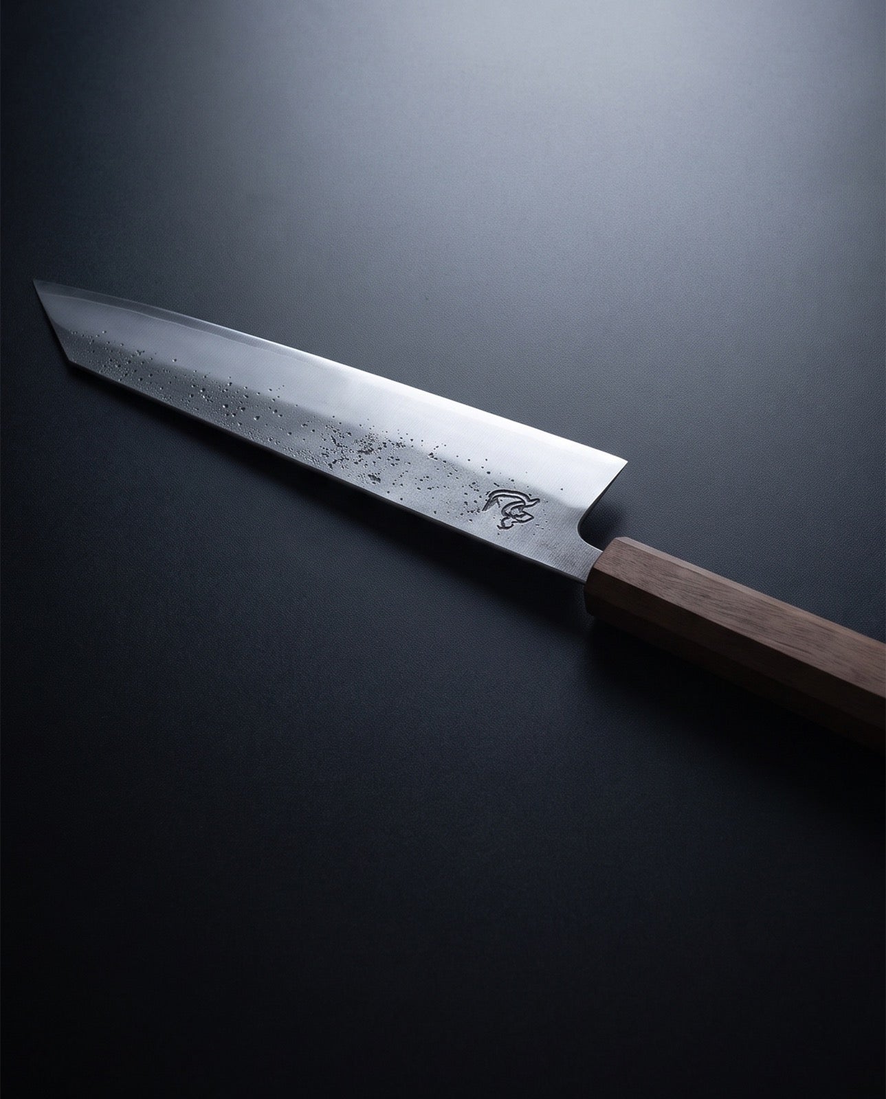Close-up of the forged Osantoku blade